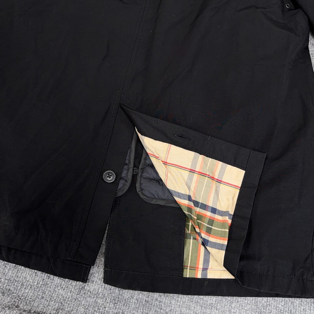Eddie Bauer Jacket Men Large Overcoat Trench Coat 550 Down Fill Liner Button Up - Picture 10 of 14